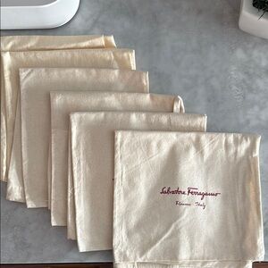 Salvatore Ferragamo Beige Dust Bags